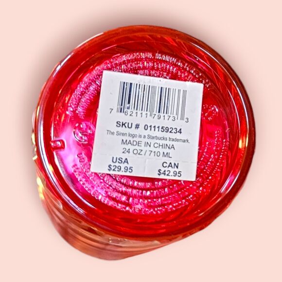 2024 Red Swirl Starbucks Tumbler - Picture 4 of 4